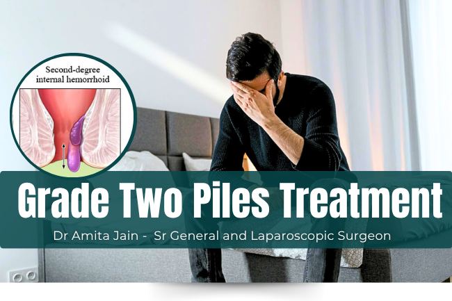 Dr Amita Jain Treatment for Grade Two Piles or Internal Hemorrhoid